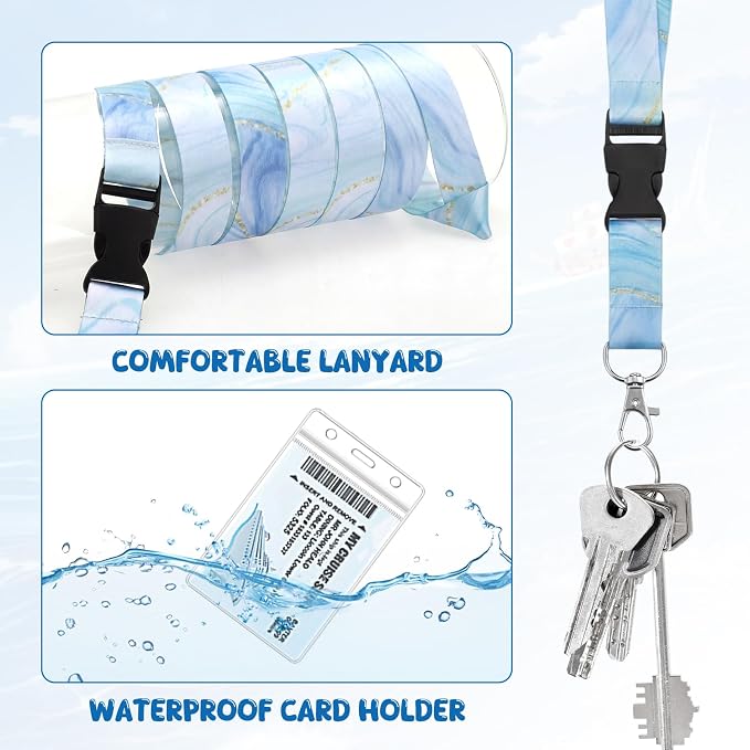 6 Pack Lanyards for Cruise Ship Cards - Image 3