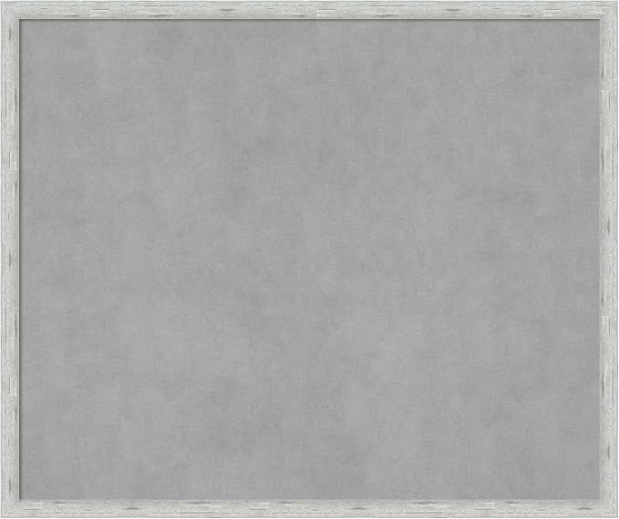Amanti Art Silver Framed Magnetic Board 21x25 Medium Vision Board by AmantiArt
