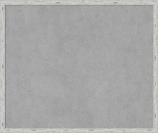 Amanti Art Silver Framed Magnetic Board 21x25 Medium Vision Board by AmantiArt