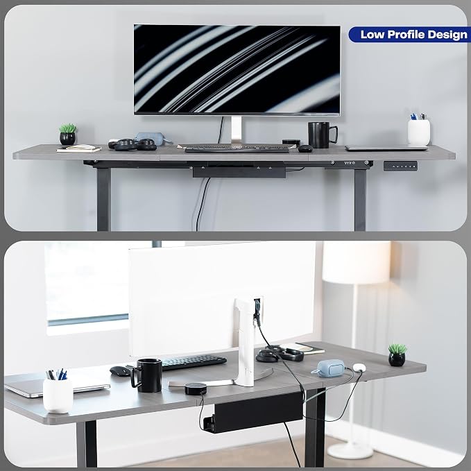 VIVO Under Desk 17 inch Cable Management Tray, Power Strip Holder, Cord - Image 7