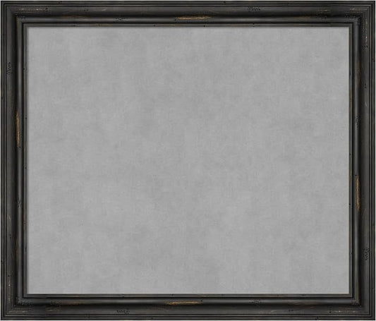 Amanti Art Black Framed Magnetic Board 23x27 Medium Vision Board by AmantiArt