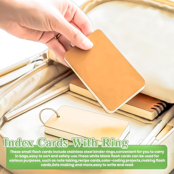400 PCS Flash Cards 2 x 3 Inch Index Cards - Image 4
