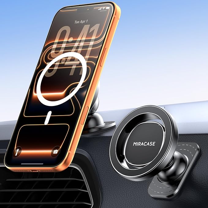 Miracase Latest Upgrade for MagSafe Car Mount Small Phone Holders for Your Car by Miracase