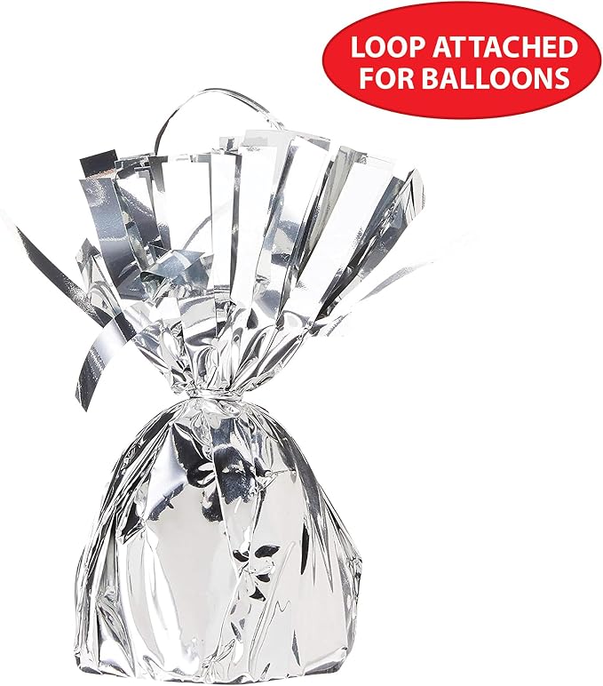 Beistle 12-Pack Metallic Wrapped Balloon Weights, Special Event Decorations - Image 7