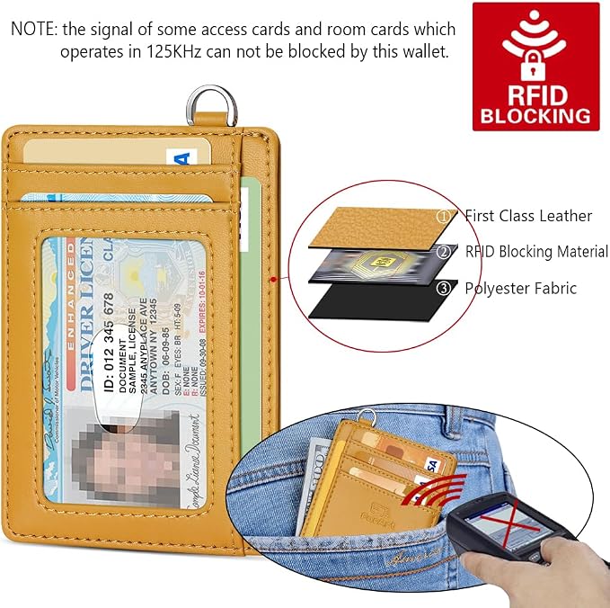 FurArt Slim Minimalist Wallet RFID Credit Card Holder - Image 5