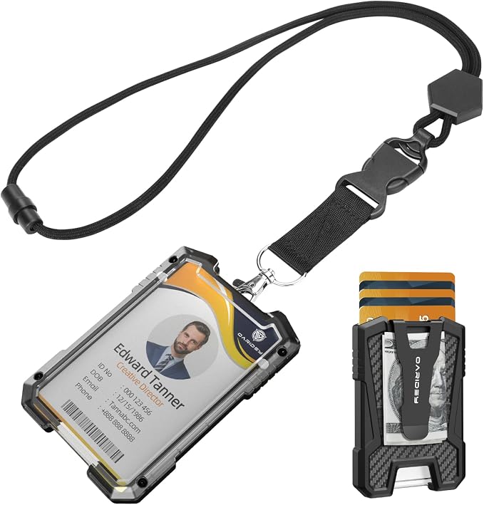 Oaridey Carbon Fiber Badge Holder by Oaridey