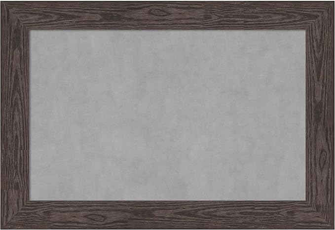 Amanti Art Black Framed Magnetic Board 26x38 Large Vision Board by AmantiArt