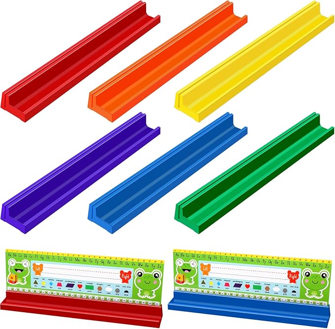 Lincia 6 Pcs Name Plate Holder for Desk Self Adhesive and Removable Nameplate by Lincia