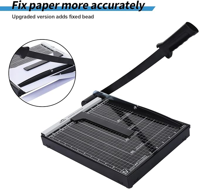 ISDIR Guillotine Paper Cutter 12" - Image 2