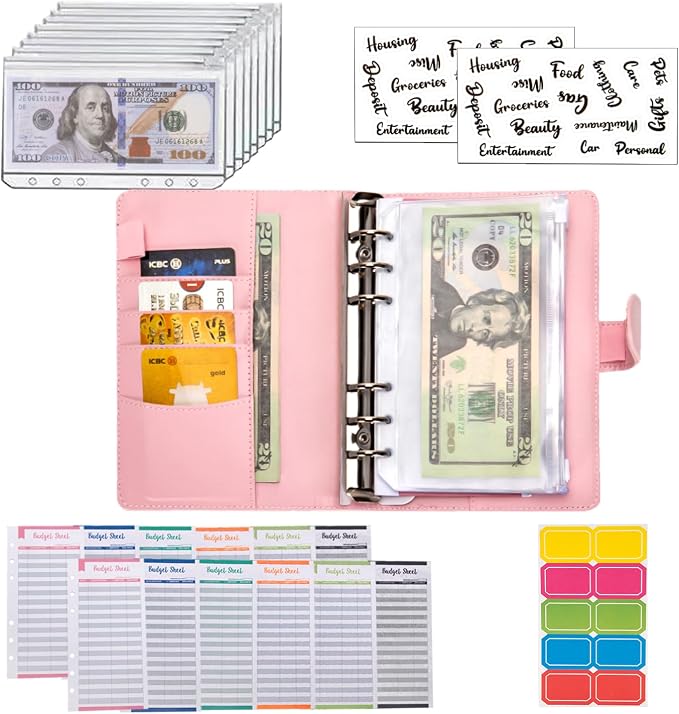 NICOOTH Budget Binder A6 Money Saving Binder - Image 4
