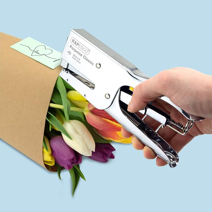 Rapesco R81000A3 Porpoise Classic Stapling Plier, 45 Sheet Capacity, Uses Type - Image 3