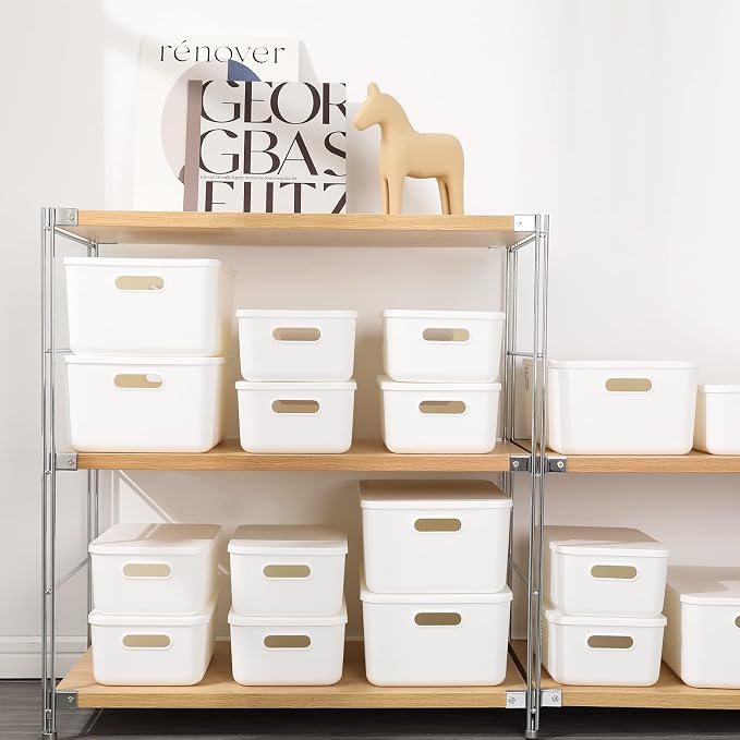 Yishyfier Plastic Storage Baskets Bins Boxes - Image 4