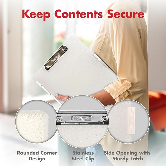 Dexas Slimcase 2 Plastic Clipboard - Image 5