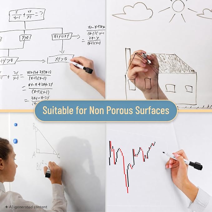 Mr. Pen- Magnetic Dry Erase Markers, 8 Pack - Image 5
