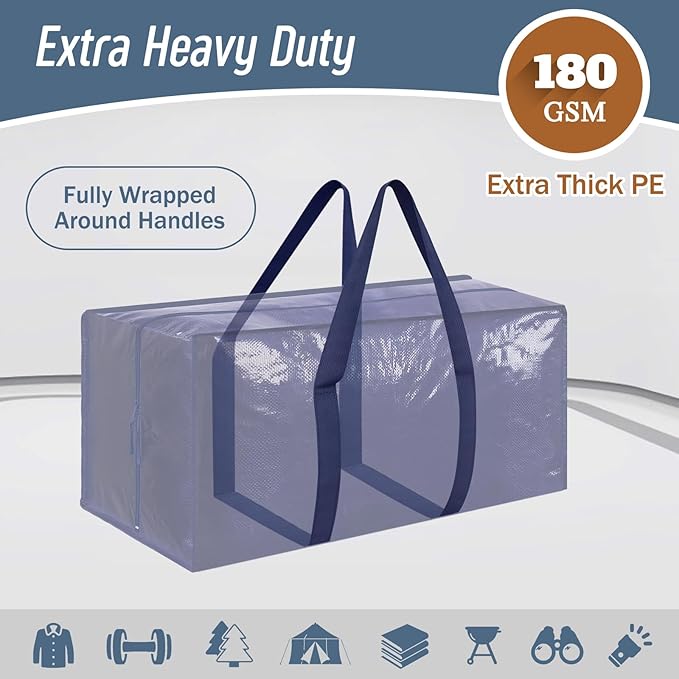 6 Pack Extra Heavy Duty Large Moving Bags - Image 2