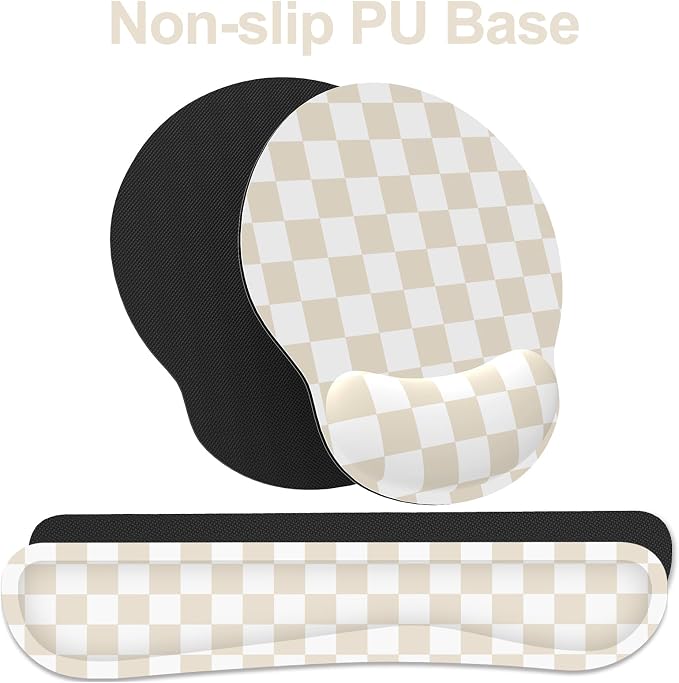 Ergonomic Mouse Pad with Wrist Rest and Keyboard Wrist Rest, Mousepad and - Image 4