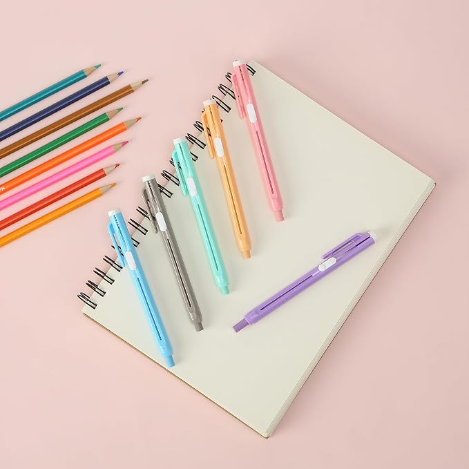 Mr. Pen- Retractable Mechanical Eraser Pens, 6 Pack, Vibrant Colors | - Image 8
