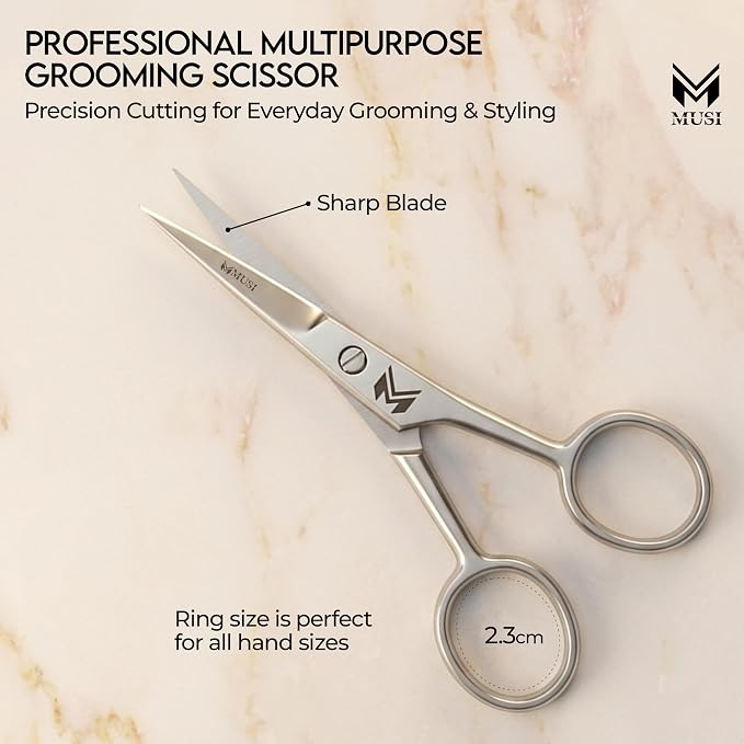 MUSI 4 Inch Eyebrow Scissors - Image 4