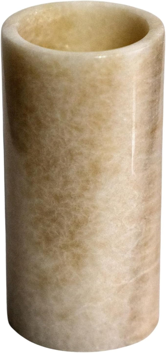 Pen Holder - Toothbrush Holder, Desk Organizer, Makeup Brush Holder, Gift for Home, Kitchen Utensil Holder, Storage Desktop, Onyx Marble, Mini Vase-DeskLoop Office