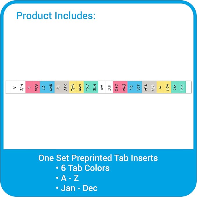 C-Line 13-Pocket Poly Expanding File, 10 x 5 Inches, Junior Size - Image 4