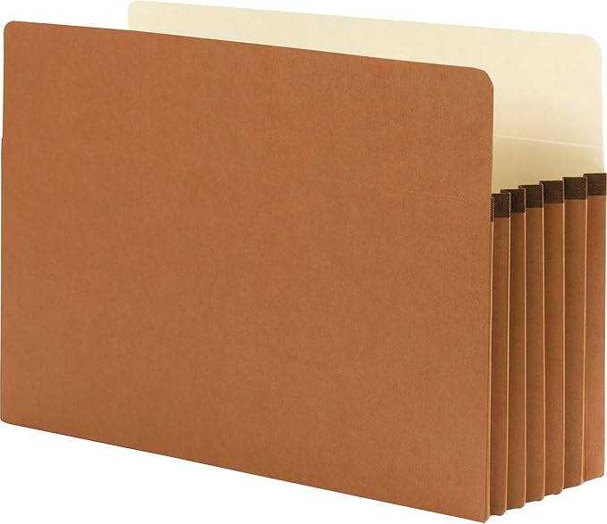 Smead File Pocket, Straight-Cut Tab, 5-1/4" Expansion, Legal Size, 10 per Box - Image 5