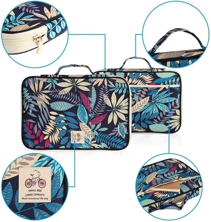JAKAGO Travel Portfolio Organizer Waterproof A4 Document Bag Multifunctional - Image 4