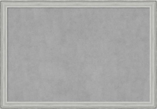 Amanti Art Silver Framed Magnetic Board 27x39 Large Vision Board by AmantiArt