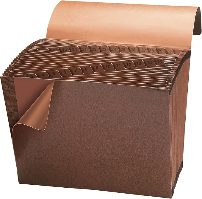 Smead TUFF Expanding File, 31 Pockets, Flap and Cord Closure, Letter Size - Image 11