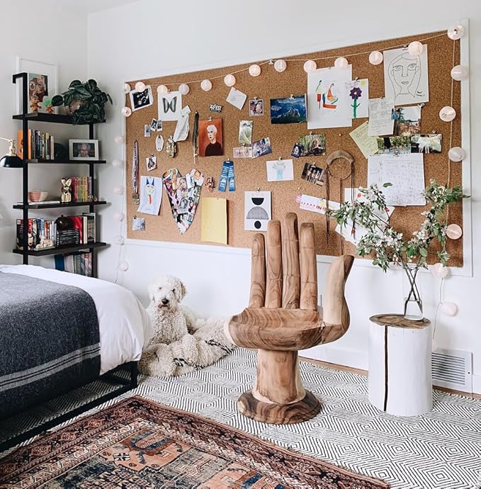 Manton Cork Premium Cork Roll - 3’ x 25’ x 1/4”, 100% Natural Facing Grade Material, Custom Cut Cork for Home, School, and Office Walls & Bulletin Boards-DeskLoop Office