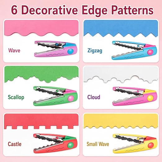 Jetec Scrapbook Supplies Kit, 3-in-1 Corner Rounder, 4 Double-Sided Tapes & 6 - Image 5