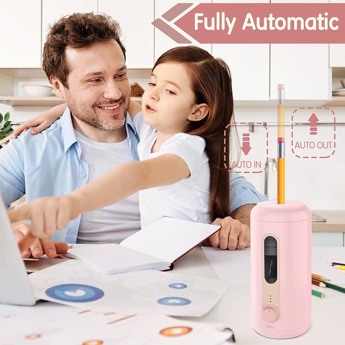 Electric Pencil Sharpener, Fully Automatic Pencil Sharpener - Image 2