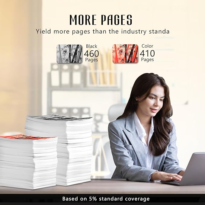 275 276 for Printer Ink Canon 275 and 276 PG-275XL CL-276XL PG 275 CL 276 Combo Pack for Canon 275 and 276 Ink Cartridges for Canon PIXMA TS3500 TS3522 TR4720 TR4700 TR4722 TS3720-DeskLoop Office