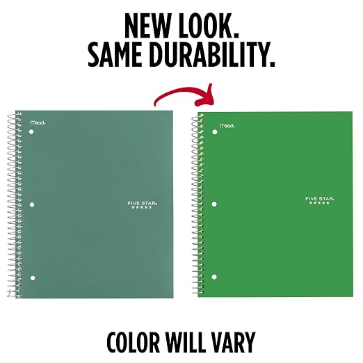 Five Star Spiral Notebook + Study App, 1 Subject, Graph Ruled Paper, 8-1/2" x - Image 2