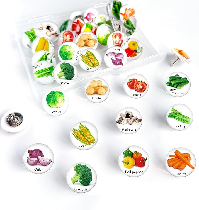 Push Pins for Cork Board -24pcs Decorative Push Pins - Image 7
