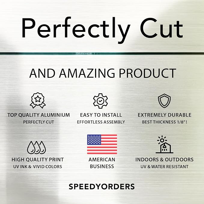 Custom Aluminum Business Signs, Personalized Outdoor Signs, Waterproof - Image 7