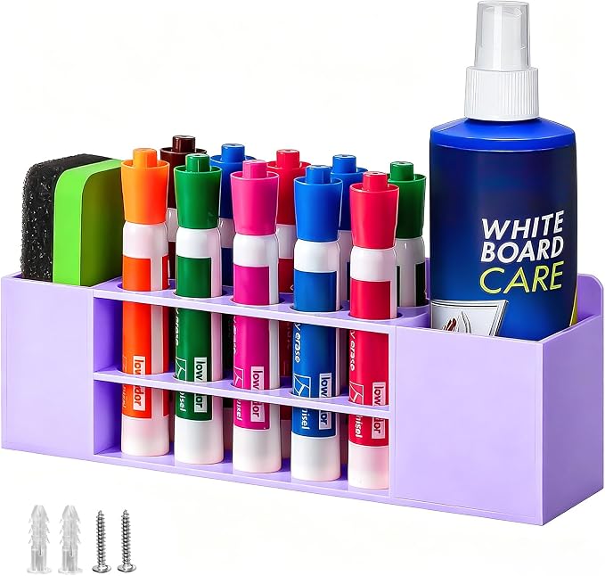 Magnetic Dry Erase Marker Holder by Banafich