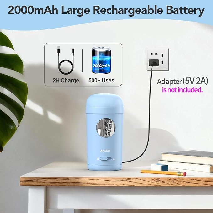 AFMAT Electric Pencil Sharpener, Fully Automatic Pencil Sharpener - Image 5