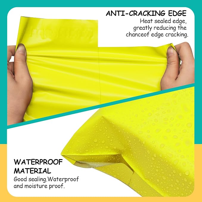 Poly Mailers 14.5x19 Inch 50 Pcs, Tear Resistant and Waterproof Mailing - Image 4