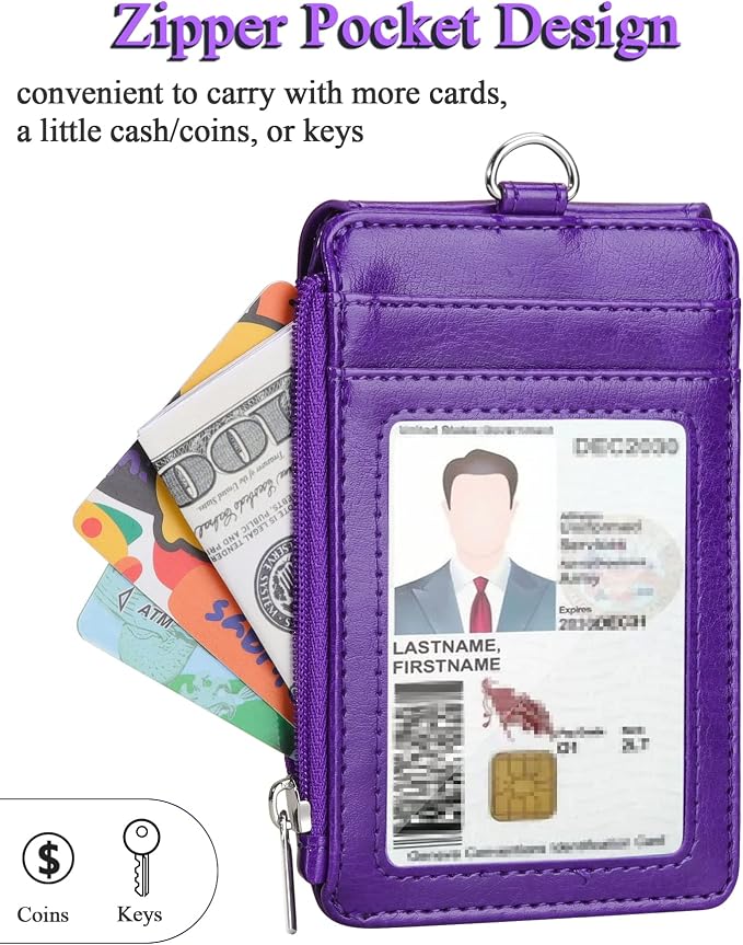 Teskyer Leather ID Badge Holder - Image 4