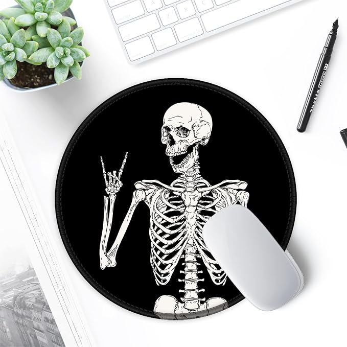 ITNRSIIET Round Mouse Pad with Stitched Edge Premium-Textured Waterproof - Image 7