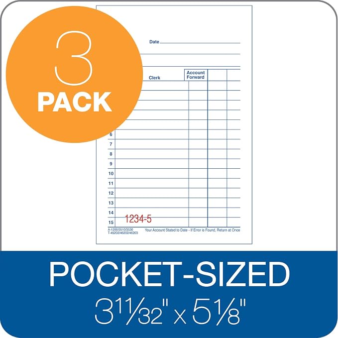 Adams Money Rent Receipt and General Purpose Sales Carbonless Receipt Books - Image 6
