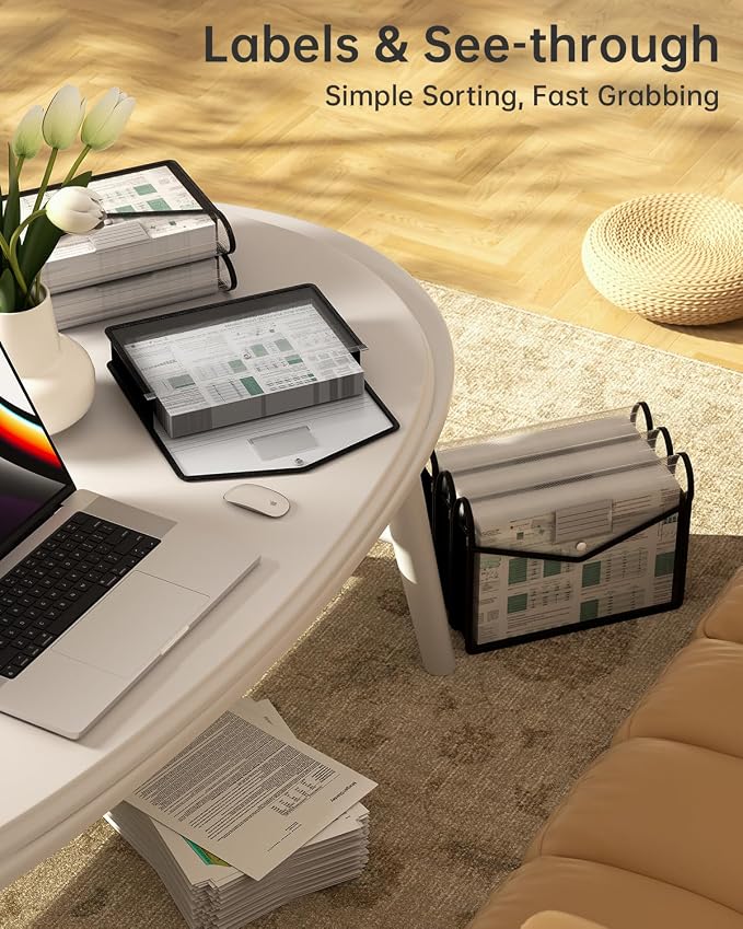 Plastic Expanding File Folder, Transparent envelopes - Image 7