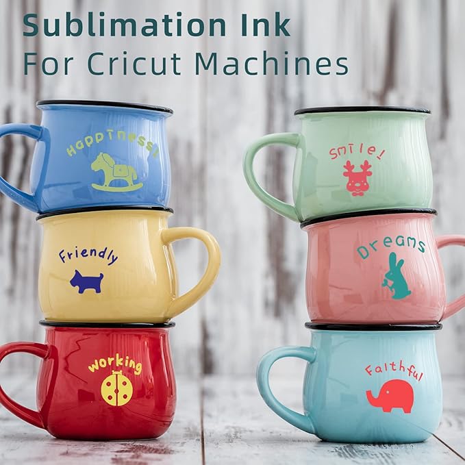 DOOHALO Sublimation Markers Infusible Pens Compatible with Cricut Maker 3/Maker/Explore 3/Air 2/Air 1.0 Tips Sublimation Ink Pens for Mug Press Easy Pressing-DeskLoop Office