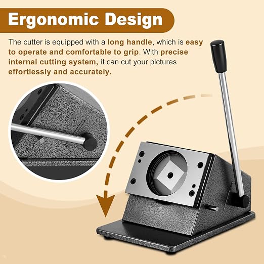 25mm Button Paper Cutter Graphics Punch Cutter - Image 5