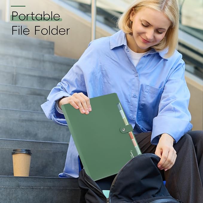 Sooez Elegant Accordion File Organizer - Image 6