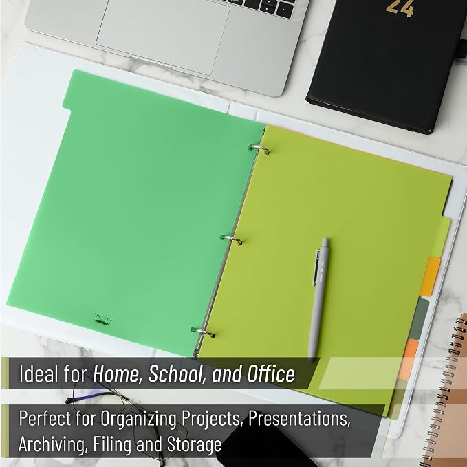 Mr. Pen- Dividers for 3 Ring Binder, 2 Sets, 6 Pack/Set, Binder Dividers - Image 7
