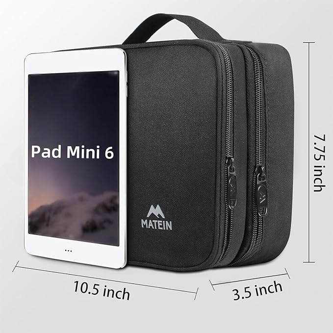 MATEIN Electronics Organizer Travel Case, Water Resistant Cable Organizer Bag - Image 6