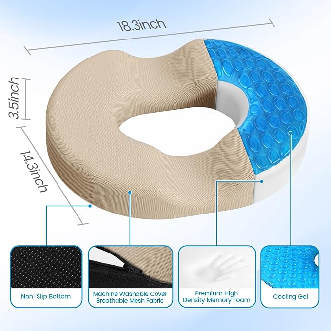 Donut Pillow Seat Cushion - Image 2