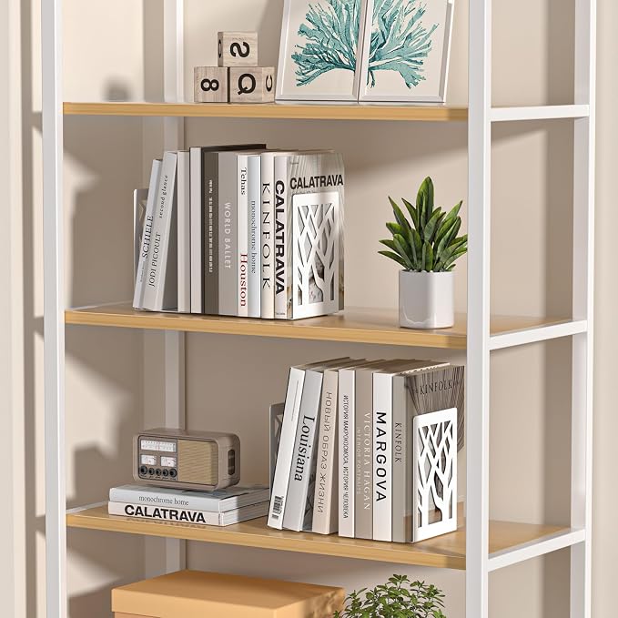 VFINE Withe Bookend 4-Piece, Tree Design Bookends - Image 6