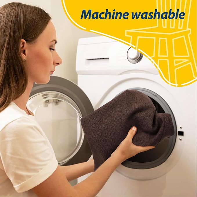 AAAAAcessories D-Shaped Chair Cushions, Machine-Washable Cover - Image 4